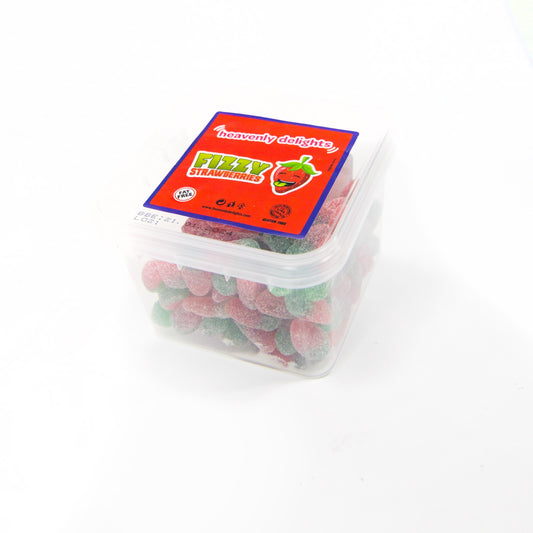 Fizzy Strawberries 140g Tub